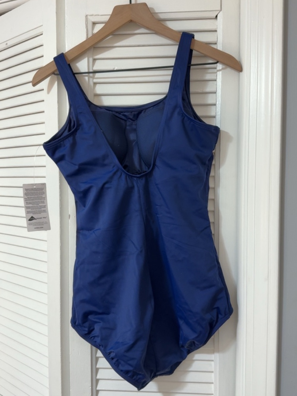 Lands’ End DDD Tummy Control One Piece Swimsuit Navy Size 12 NWT - Picture 2 of 3